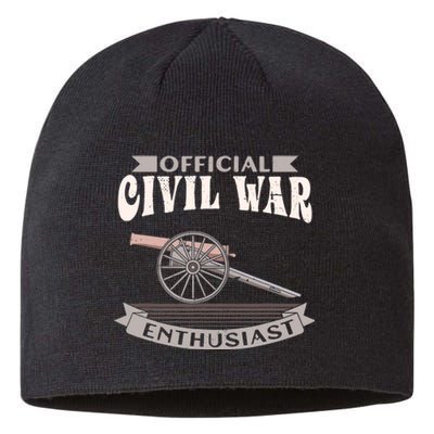 Civil War Enthusiast American Lover US Reenactor Sustainable Beanie