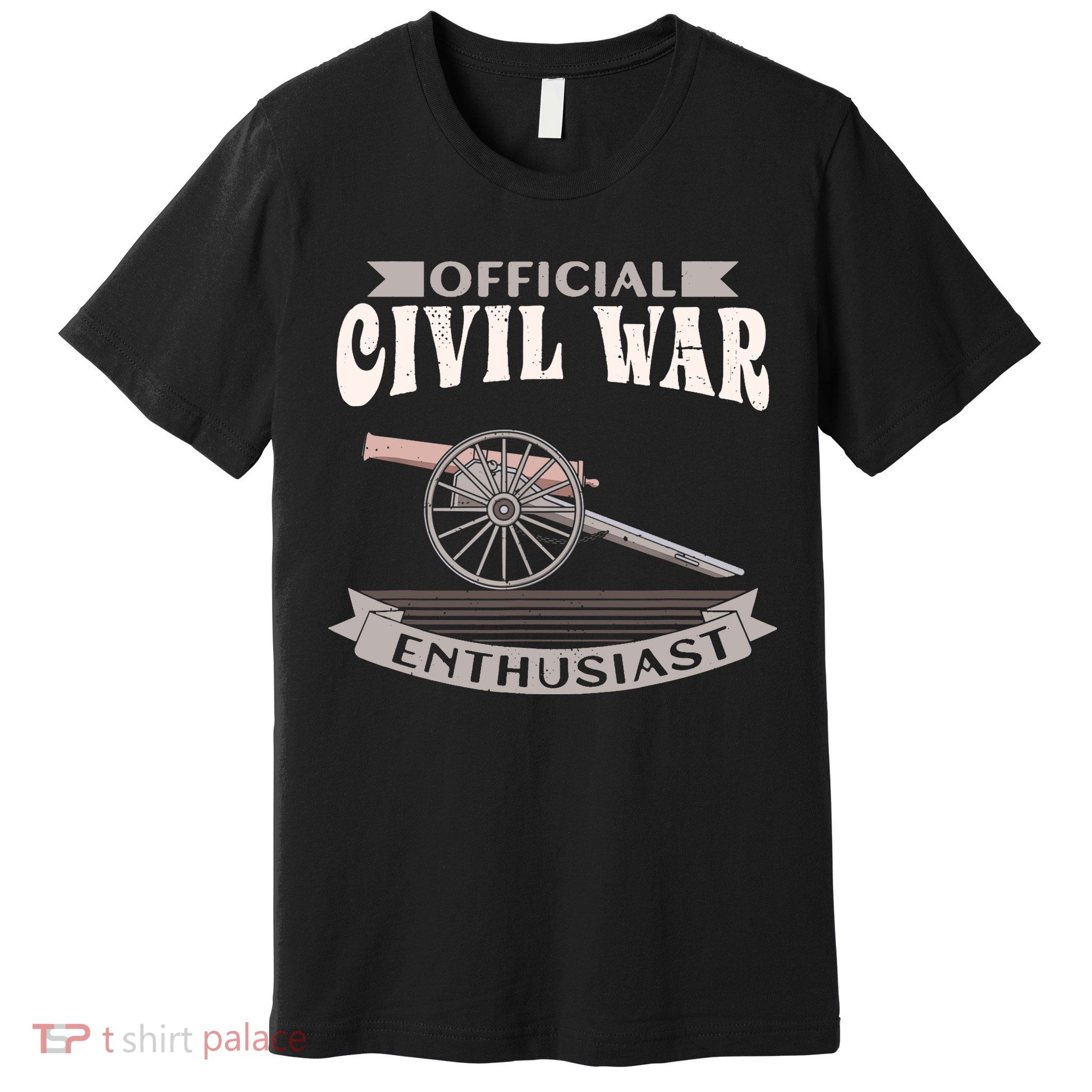Civil War Enthusiast American Lover US Reenactor Premium T-Shirt