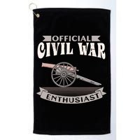 Civil War Enthusiast American Lover US Reenactor Golf Towel