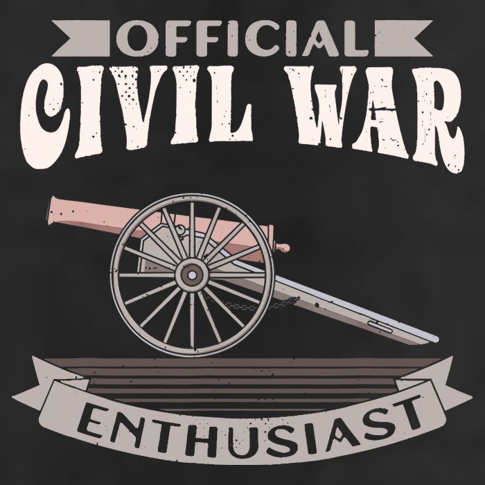 Civil War Enthusiast American Lover US Reenactor Golf Towel