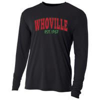 Christmas Whoville Est 1957 Funny Christmas Sweater Cute Christmas Cooling Performance Long Sleeve Crew