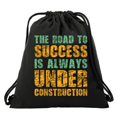Construction Worker Excavator House Building Site Fore Cool Gift Drawstring Bag