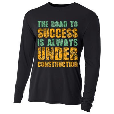 Construction Worker Excavator House Building Site Fore Cool Gift Cooling Performance Long Sleeve Crew