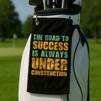 Construction Worker Excavator House Building Site Fore Cool Gift Golf Towel