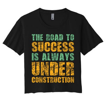 Construction Worker Excavator House Building Site Fore Cool Gift Crop Top