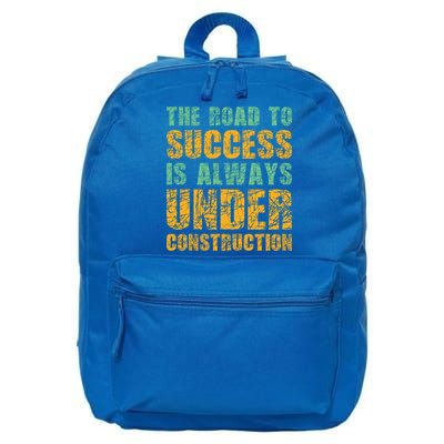Construction Worker Excavator House Building Site Fore Cool Gift 16 in Basic Backpack