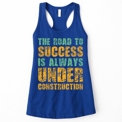 Construction Worker Excavator House Building Site Fore Cool Gift Womens Tank Top