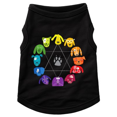 Color Wheel Educational Art Teacher Dog Themed Artist Doggie Tank