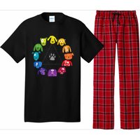 Color Wheel Educational Art Teacher Dog Themed Artist Pajama Set