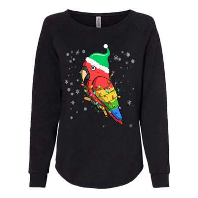 Christmas Women , Elf Macaw Womens California Wash Sweatshirt