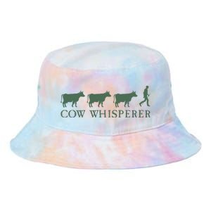 Cow Whisperer Funny Farmer Farming Lovers Outfit Tie Dye Newport Bucket Hat