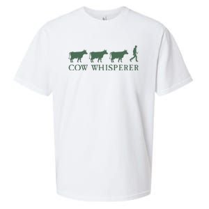 Cow Whisperer Funny Farmer Farming Lovers Outfit Sueded Cloud Jersey T-Shirt