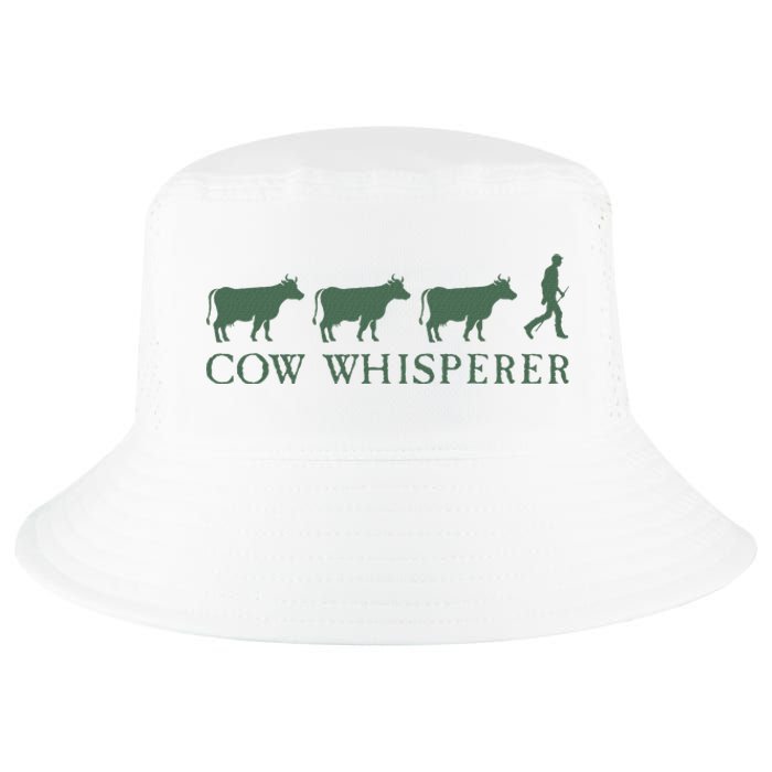 Cow Whisperer Funny Farmer Farming Lovers Outfit Cool Comfort Performance Bucket Hat