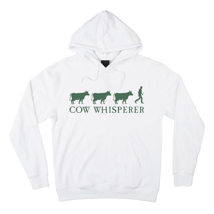 Cow Whisperer Funny Farmer Farming Lovers Outfit Hoodie