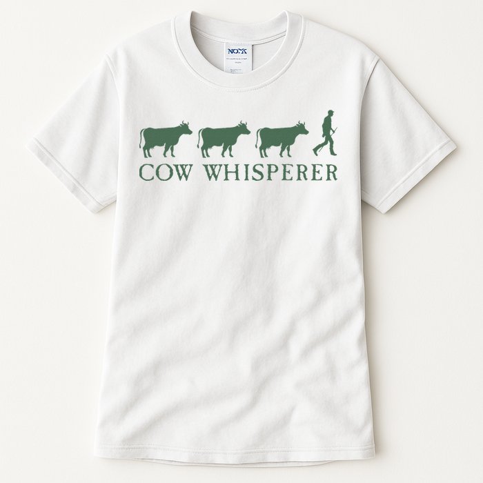 Cow Whisperer Funny Farmer Farming Lovers Outfit Tall T-Shirt