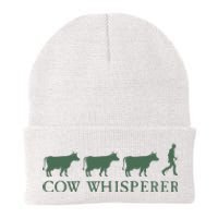 Cow Whisperer Funny Farmer Farming Lovers Outfit Knit Cap Winter Beanie