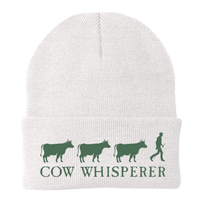 Cow Whisperer Funny Farmer Farming Lovers Outfit Knit Cap Winter Beanie