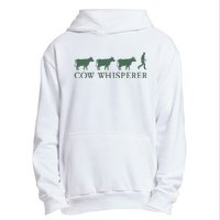 Cow Whisperer Funny Farmer Farming Lovers Outfit Urban Pullover Hoodie