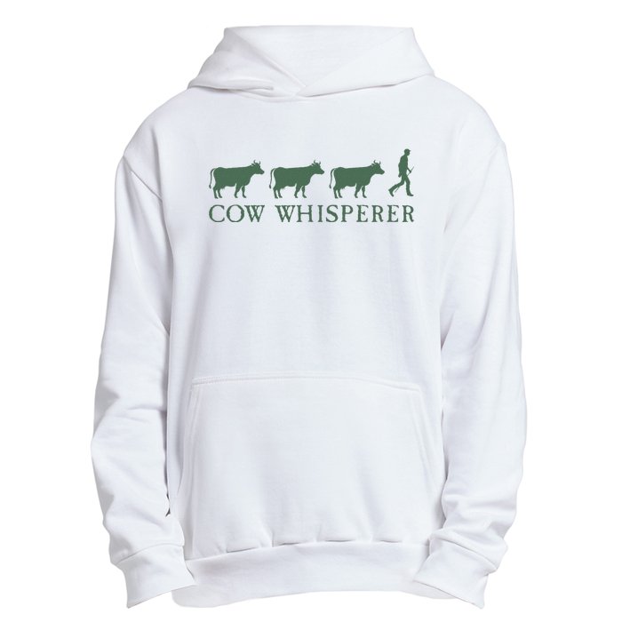 Cow Whisperer Funny Farmer Farming Lovers Outfit Urban Pullover Hoodie