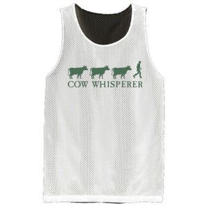 Cow Whisperer Funny Farmer Farming Lovers Outfit Mesh Reversible Basketball Jersey Tank