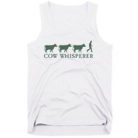 Cow Whisperer Funny Farmer Farming Lovers Outfit Tank Top