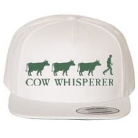 Cow Whisperer Funny Farmer Farming Lovers Outfit Wool Snapback Cap