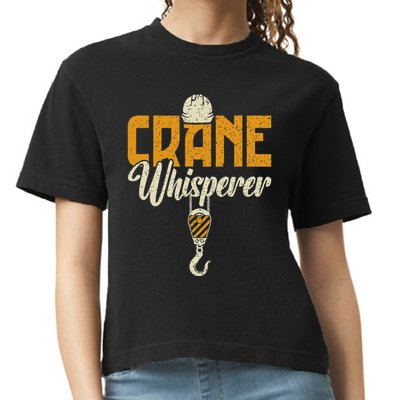 Crane Whisperer Funny Crane Operator Comfort Colors Boxy T-Shirt
