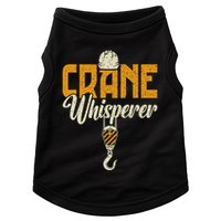 Crane Whisperer Funny Crane Operator Doggie Tank