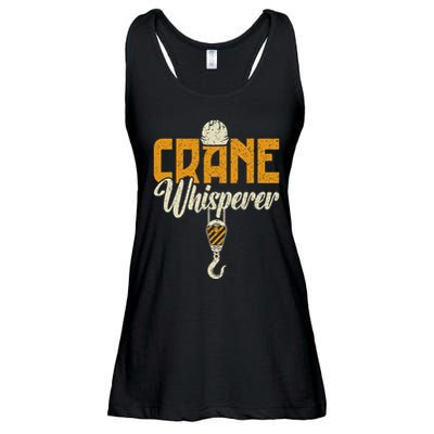 Crane Whisperer Funny Crane Operator Ladies Essential Flowy Tank