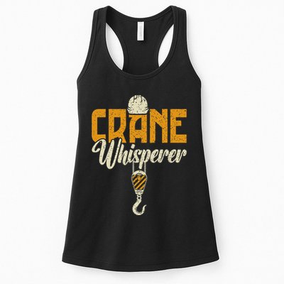 Crane Whisperer Funny Crane Operator Womens Tank Top