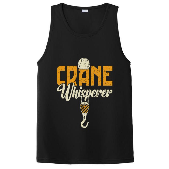 Crane Whisperer Funny Crane Operator PosiCharge Competitor Tank