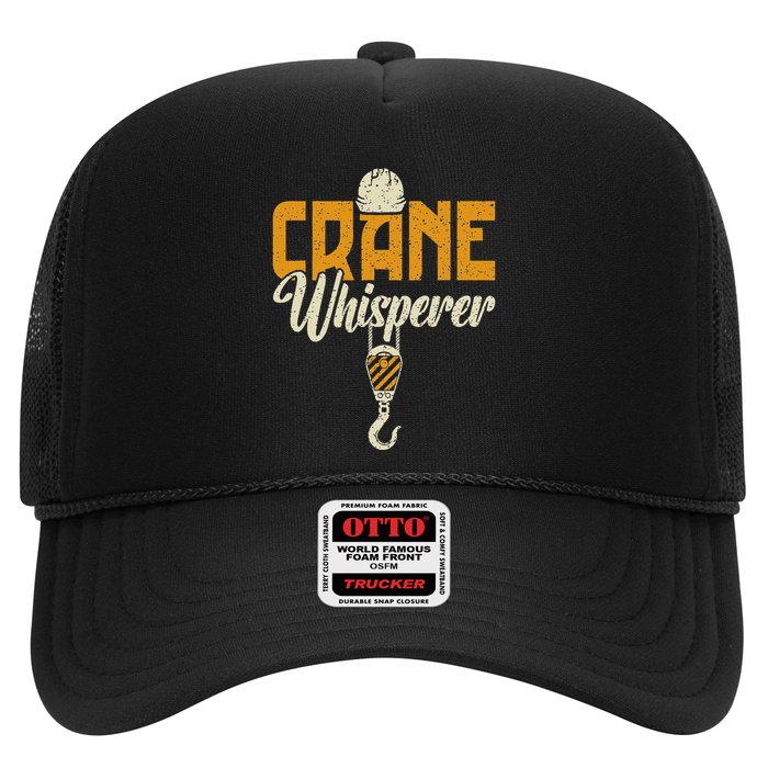 Crane Whisperer Funny Crane Operator Hat
