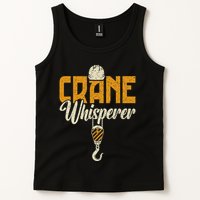 Crane Whisperer Funny Crane Operator Tank Top