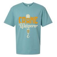Crane Whisperer Funny Crane Operator Sueded Cloud Jersey T-Shirt