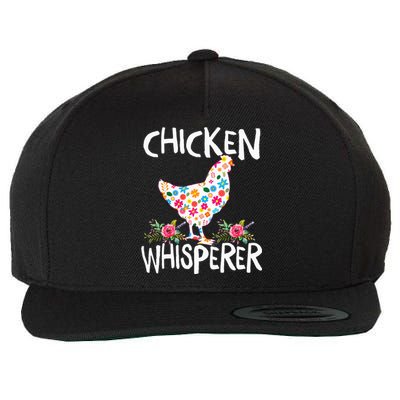 Chicken Whisperer Funny Chicken Tee for farmers Wool Snapback Cap