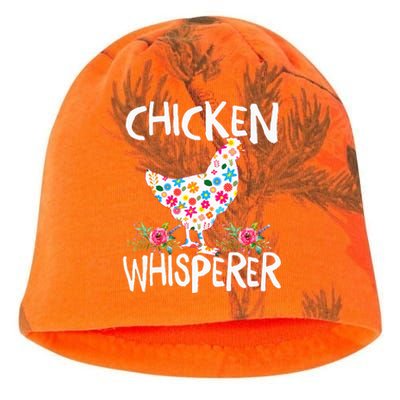 Chicken Whisperer Funny Chicken Tee for farmers Kati - Camo Knit Beanie