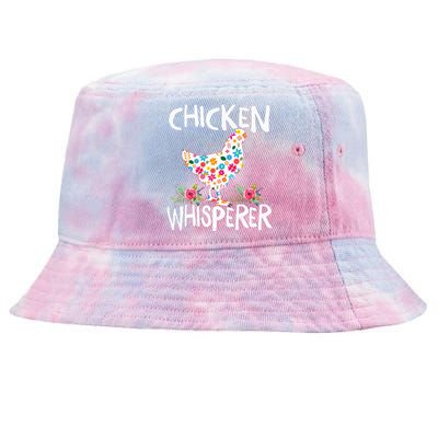 Chicken Whisperer Funny Chicken Tee for farmers Tie-Dyed Bucket Hat