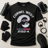 Cornel West for President 2024 Portrait Cornel West 253 Performance Shirt