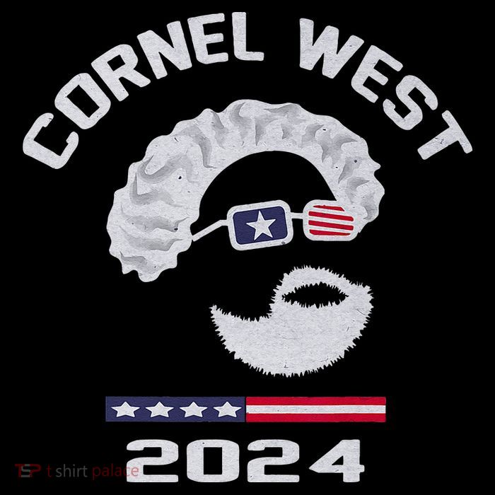 Cornel West for President 2024 Portrait Cornel West 253 Tall T-Shirt