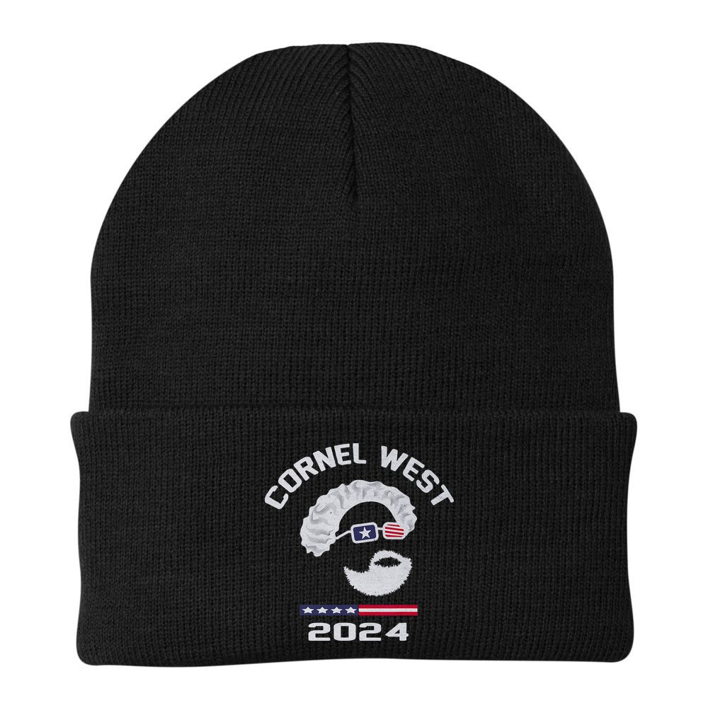 Cornel West for President 2024 Portrait Cornel West 253 Beanie