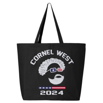 Cornel West for President 2024 Portrait Cornel West 253 25L Jumbo Tote