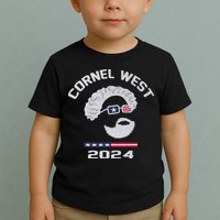 Cornel West for President 2024 Portrait Cornel West 253 Toddler T-Shirt