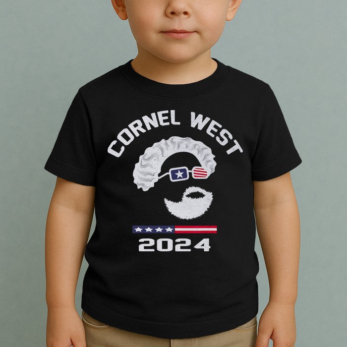 Cornel West for President 2024 Portrait Cornel West 253 Toddler T-Shirt
