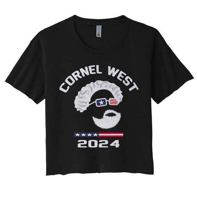 Cornel West for President 2024 Portrait Cornel West 253 Crop Top
