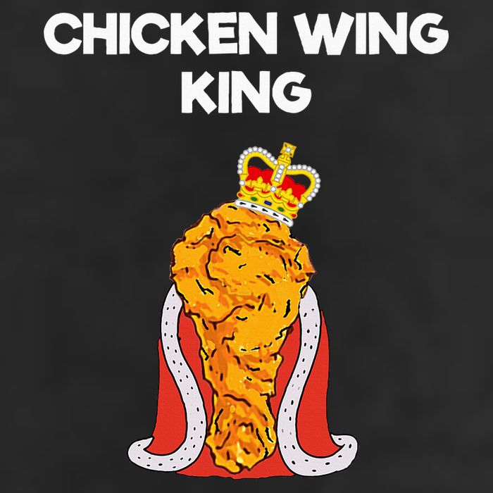 Chicken Wing Fan King 7 Panel Mesh Trucker Snapback Hat