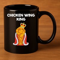 Chicken Wing Fan King 11oz C Handle Ceramic Mug