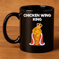 Chicken Wing Fan King 11oz C Handle Ceramic Mug
