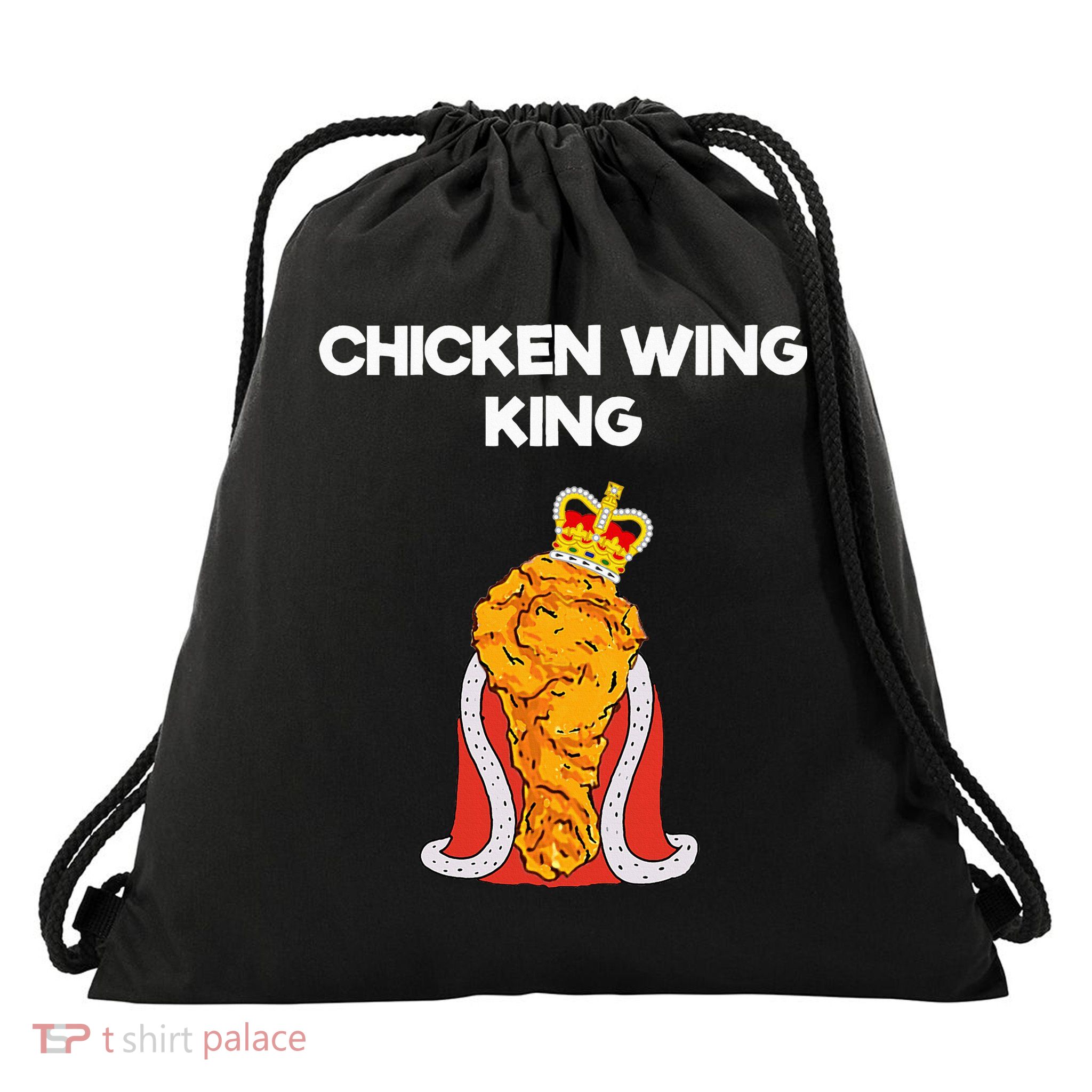 Chicken Wing Fan King Drawstring Bag
