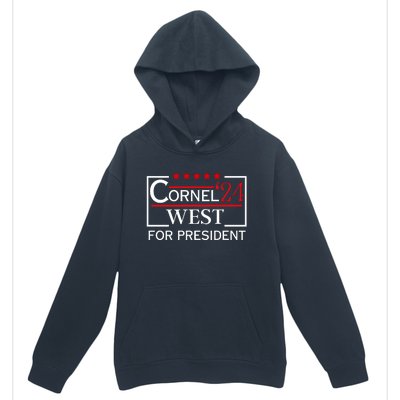 Cornel West For President 2024 Urban Pullover Hoodie