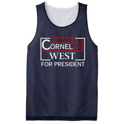 Cornel West For President 2024 Mesh Reversible Basketball Jersey Tank